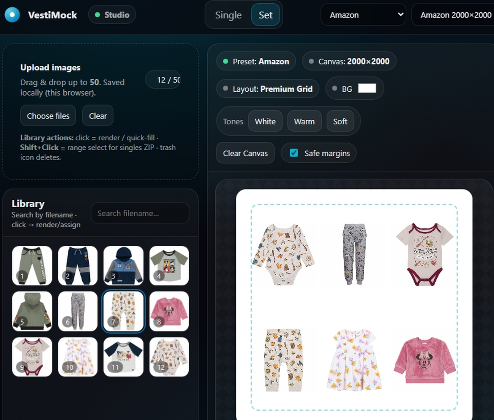 Listing-ready set